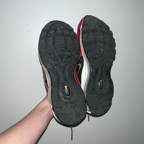 Nike Air Max 97 Red Gold Sequin (Women's) - Picture 6 of 13